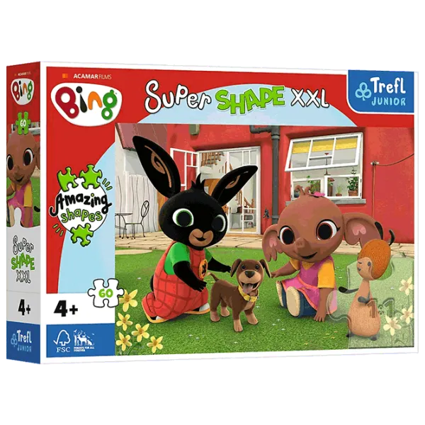 Puzzle Trefl Bing 4+/ Numărul de piese: 60 photo 1