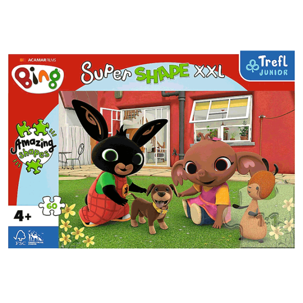 Puzzle Trefl Bing 4+/ Numărul de piese: 60 photo 3