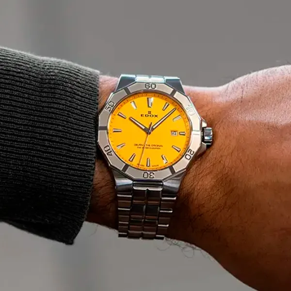Ceas de mână pentru bărbați Edox 53021-3M-JIN Cuarț / 43 mm photo 3 Ceas de mână pentru bărbați Edox 53021-3M-JIN Cuarț / 43 mm photo 3