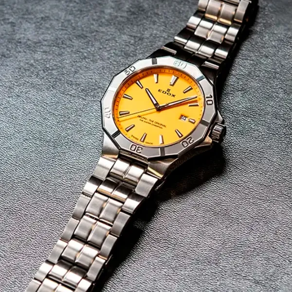 Ceas de mână pentru bărbați Edox 53021-3M-JIN Cuarț / 43 mm photo 4 Ceas de mână pentru bărbați Edox 53021-3M-JIN Cuarț / 43 mm photo 4