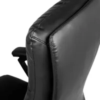 Fotoliu de birou CUSTO Braga Piele artificială/ Black photo 6