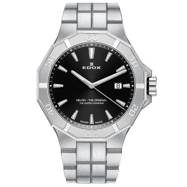 Ceas de mână pentru bărbați Edox 53021-3M-NIN Cuarț / 43 mm photo 1 Ceas de mână pentru bărbați Edox 53021-3M-NIN Cuarț / 43 mm photo 1