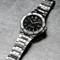 Ceas de mână pentru bărbați Edox 53021-3M-NIN Cuarț / 43 mm photo 4