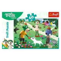 Puzzle Trefl Joyful Treflik Day 4+/ Numărul de piese: 60 photo 3