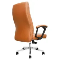 Fotoliu de birou CUSTO Braga Piele artificială/ Brown photo 4