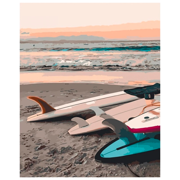 Картина по номерам Strateg Подготовка к серфингу GS630 50 x 40 см / Вертикальная photo 1 Картина по номерам Strateg Подготовка к серфингу GS630 50 x 40 см / Вертикальная photo 1