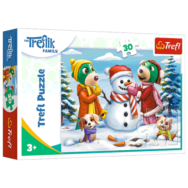 Puzzle Trefl Зима Trefliks 3+/ Количество деталей: 30 photo 1