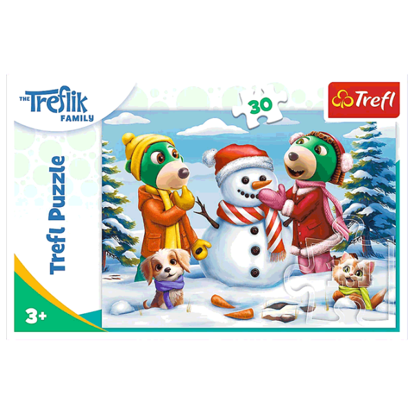 Puzzle Trefl Зима Trefliks 3+/ Количество деталей: 30 photo 3
