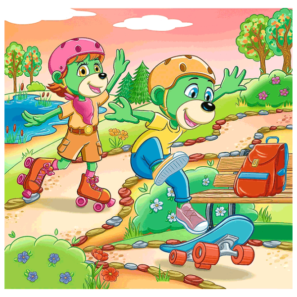 Puzzle Trefl The Treflik Family 3+/ Numărul de piese: 106 photo 3 Puzzle Trefl The Treflik Family 3+/ Numărul de piese: 106 photo 3