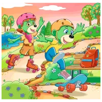 Puzzle Trefl The Treflik Family 3+/ Numărul de piese: 106 photo 3