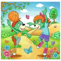 Puzzle Trefl The Treflik Family 3+/ Numărul de piese: 106 photo 4