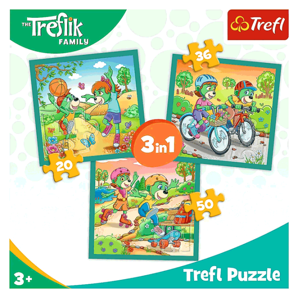 Puzzle Trefl The Treflik Family 3+/ Numărul de piese: 106 photo 5 Puzzle Trefl The Treflik Family 3+/ Numărul de piese: 106 photo 5