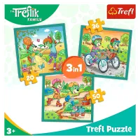 Puzzle Trefl The Treflik Family 3+/ Numărul de piese: 106 photo 5