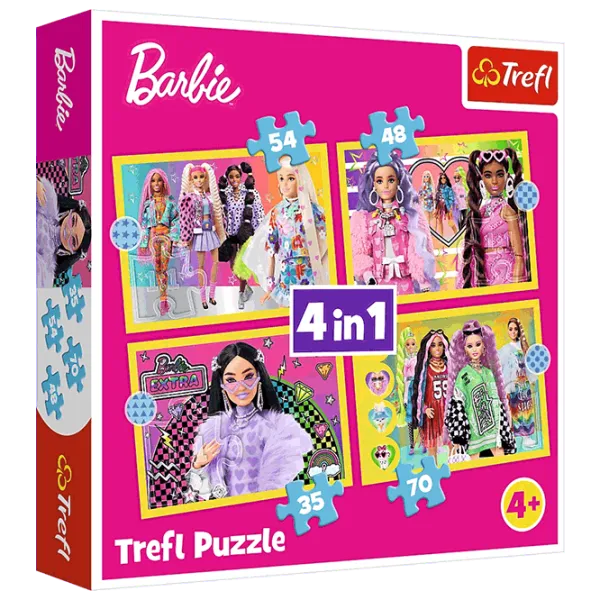 Puzzle Trefl Happy world of Barbie 4+/ Numărul de piese: 207 photo 1 Puzzle Trefl Happy world of Barbie 4+/ Numărul de piese: 207 photo 1