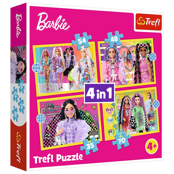 Puzzle Trefl Happy world of Barbie 4+/ Numărul de piese: 207 photo 1 Puzzle Trefl Happy world of Barbie 4+/ Numărul de piese: 207 photo 1