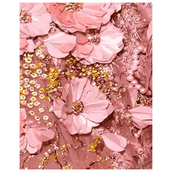 Картина по номерам Strateg Розовые цветы GS1450 50 x 40 см / Вертикальная photo 1 Картина по номерам Strateg Розовые цветы GS1450 50 x 40 см / Вертикальная photo 1