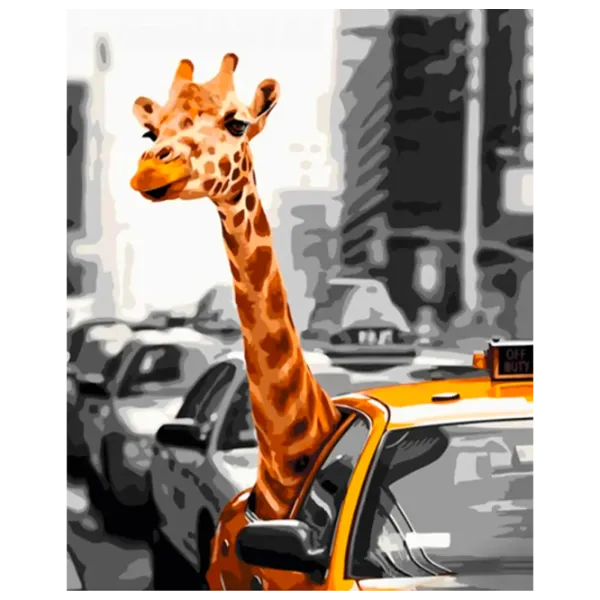 Картина по номерам Strateg Жираф в городе GS925 50 x 40 см / Вертикальная photo 1