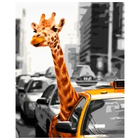 Картина по номерам Strateg Жираф в городе GS925 50 x 40 см / Вертикальная