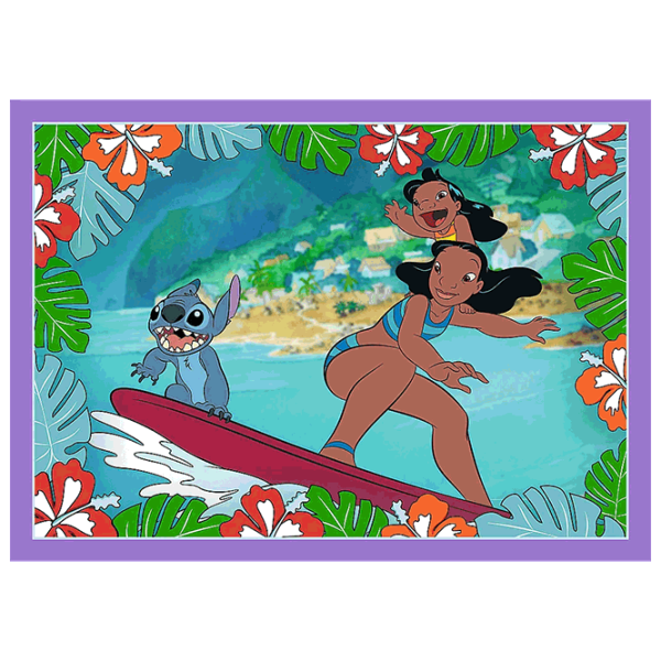 Puzzle Trefl Lilo & Stitch's Crazy Day 4+/ Numărul de piese: 207 photo 5