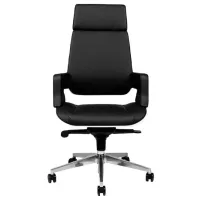 Fotoliu de birou CUSTO Houston Piele artificială/ Black 