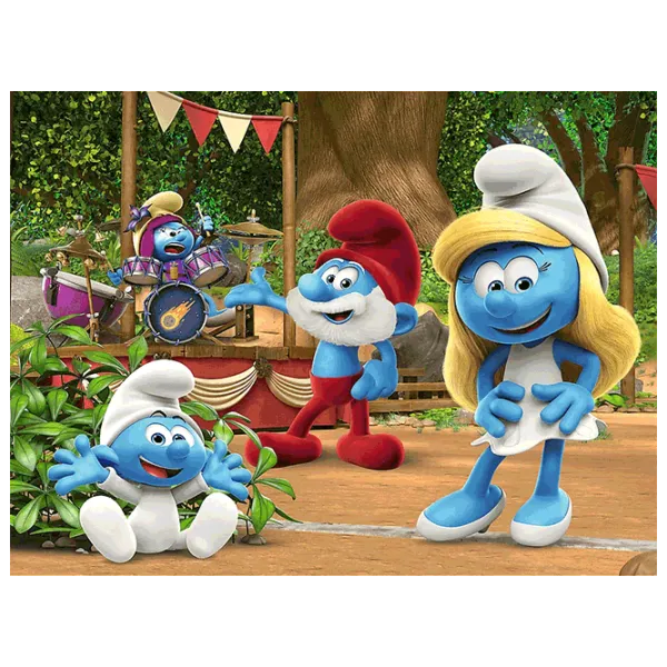 Puzzle Trefl Smurfette and the Smurfs 3+/ Numărul de piese: 30 photo 2 Puzzle Trefl Smurfette and the Smurfs 3+/ Numărul de piese: 30 photo 2