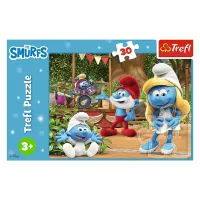 Puzzle Trefl Smurfette and the Smurfs 3+/ Numărul de piese: 30 photo 3