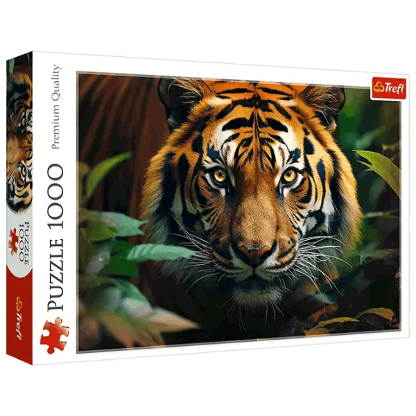 Puzzle Trefl Wild Tiger / Numărul de piese: 1000 photo 1