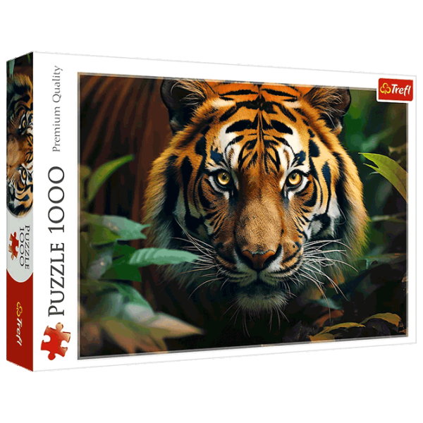 Puzzle Trefl Wild Tiger / Numărul de piese: 1000 photo 1