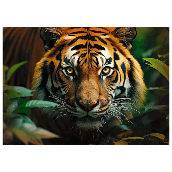 Puzzle Trefl Wild Tiger / Numărul de piese: 1000 photo 2