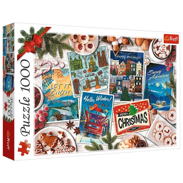 Puzzle Trefl Winter Memories / Numărul de piese: 1000 photo 1