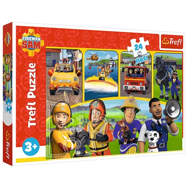 Puzzle Trefl Fireman 3+/ Numărul de piese: 24 photo 1 Puzzle Trefl Fireman 3+/ Numărul de piese: 24 photo 1