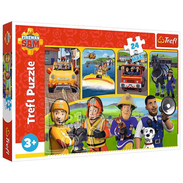 Puzzle Trefl Fireman 3+/ Numărul de piese: 24 photo 1 Puzzle Trefl Fireman 3+/ Numărul de piese: 24 photo 1