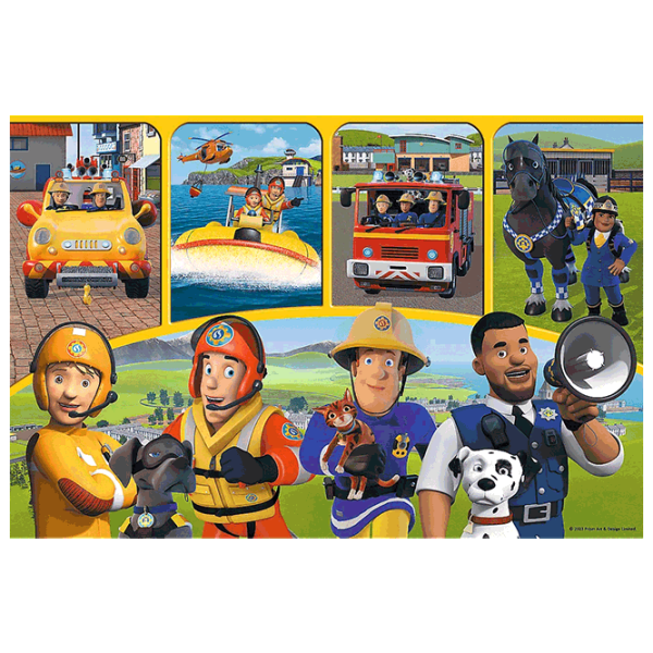 Puzzle Trefl Fireman 3+/ Numărul de piese: 24 photo 2 Puzzle Trefl Fireman 3+/ Numărul de piese: 24 photo 2