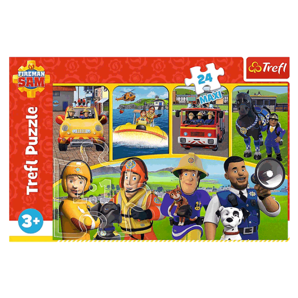Puzzle Trefl Fireman 3+/ Numărul de piese: 24 photo 3 Puzzle Trefl Fireman 3+/ Numărul de piese: 24 photo 3