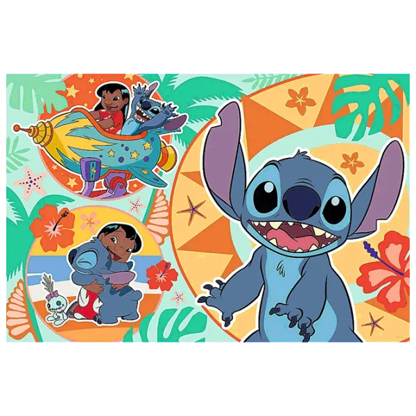 Puzzle Trefl Happy day of Lilo&Stitch 3+/ Numărul de piese: 24 photo 2