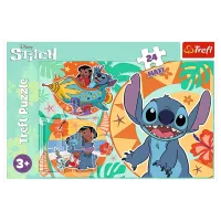 Puzzle Trefl Happy day of Lilo&Stitch 3+/ Numărul de piese: 24 photo 3