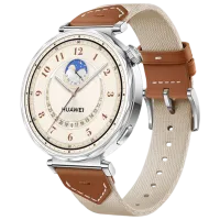 Ceas inteligent Huawei Watch GT 5  1.32" / 41 mm / Silver - Brown / VLI-B19