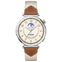 Ceas inteligent Huawei Watch GT 5 1.32" / 41 mm / Silver - Brown / VLI-B19 photo 2