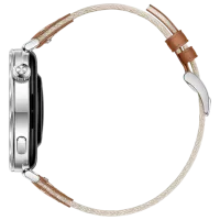 Ceas inteligent Huawei Watch GT 5 1.32" / 41 mm / Silver - Brown / VLI-B19 photo 6