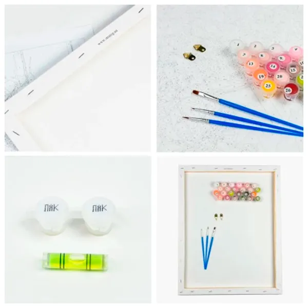 Pictură pe numere Strateg Set cu flori GS1096 50 x 40 cm / Verticală photo 2 Pictură pe numere Strateg Set cu flori GS1096 50 x 40 cm / Verticală photo 2