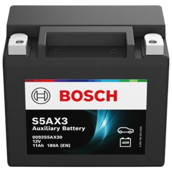 Acumulator auxiliar Bosch 0092S5AX30  180A / 11 Ah  photo 1