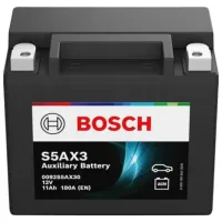 Вспомогательный аккумулятор Bosch 0092S5AX30  180A / 11 Ач 