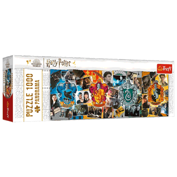 Puzzle Trefl Harry Potter Four Houses of Hogwart 12+/ Numărul de piese: 1000 photo 1