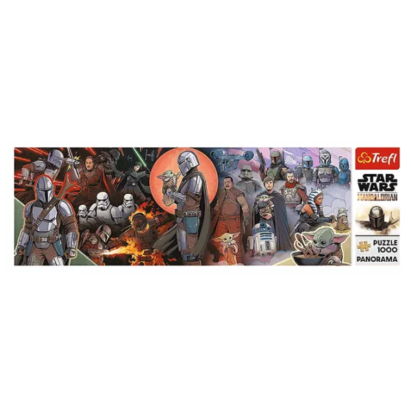 Puzzle Trefl Adventures of the Mandalorian 12+/ Numărul de piese: 1000 photo 2 Puzzle Trefl Adventures of the Mandalorian 12+/ Numărul de piese: 1000 photo 2