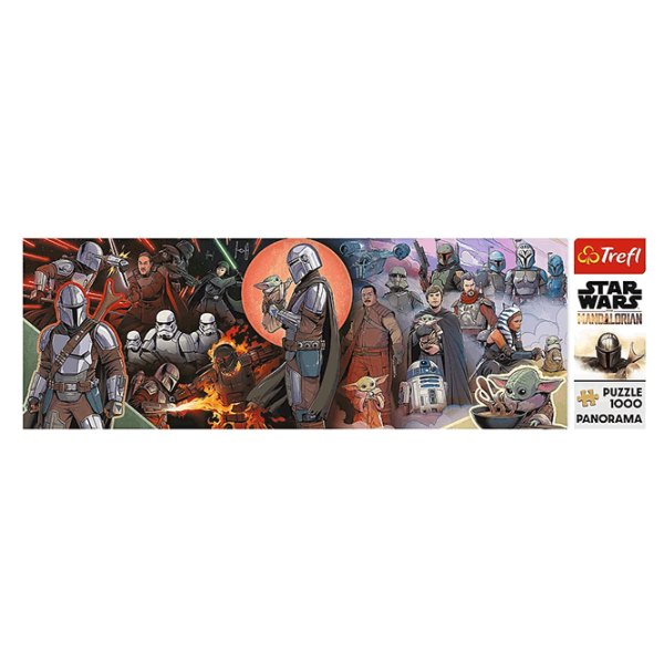Puzzle Trefl Adventures of the Mandalorian 12+/ Numărul de piese: 1000 photo 2 Puzzle Trefl Adventures of the Mandalorian 12+/ Numărul de piese: 1000 photo 2
