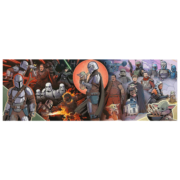 Puzzle Trefl Adventures of the Mandalorian 12+/ Numărul de piese: 1000 photo 3 Puzzle Trefl Adventures of the Mandalorian 12+/ Numărul de piese: 1000 photo 3