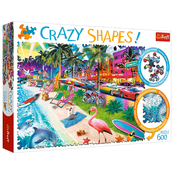 Puzzle Trefl Miami Beach 10+/ Numărul de piese: 600 photo 1 Puzzle Trefl Miami Beach 10+/ Numărul de piese: 600 photo 1