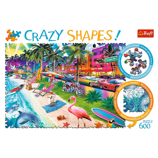 Puzzle Trefl Miami Beach 10+/ Numărul de piese: 600 photo 3 Puzzle Trefl Miami Beach 10+/ Numărul de piese: 600 photo 3