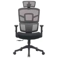 Офисное кресло CUSTO Lyon Акриловая сетка/ Черный 