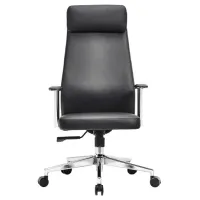 Fotoliu de birou CUSTO Malmo Piele artificială/ Black 